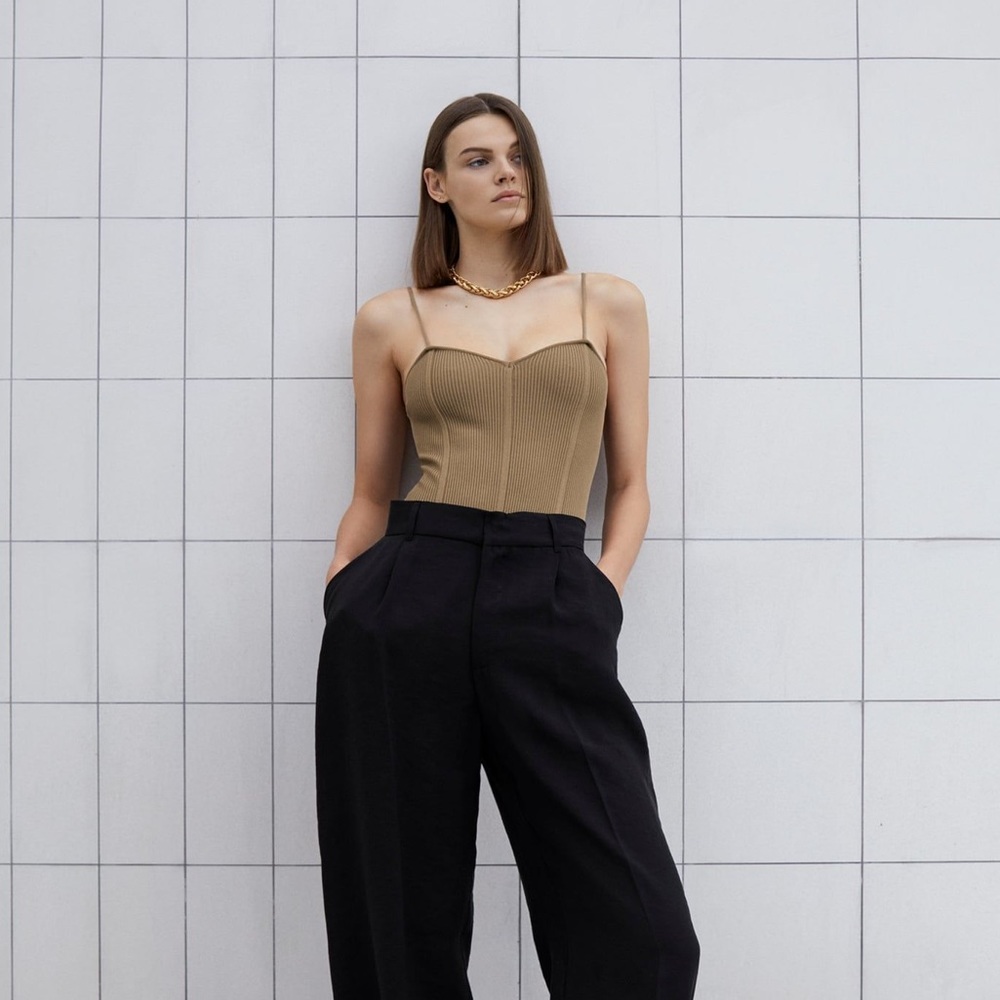 ZARA Ribbed Bodysuit